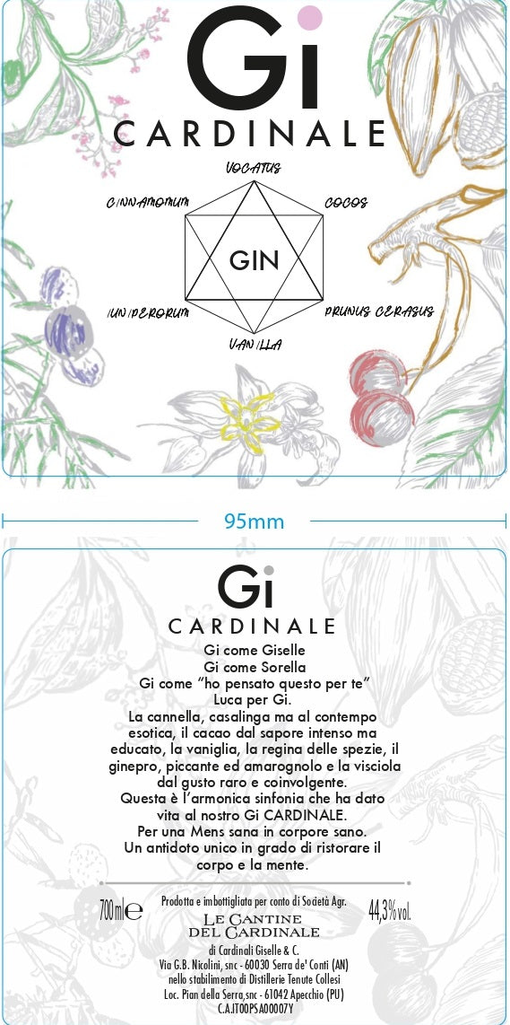 GI CARDINALE - GIN DI VISCIOLA (75 cl)